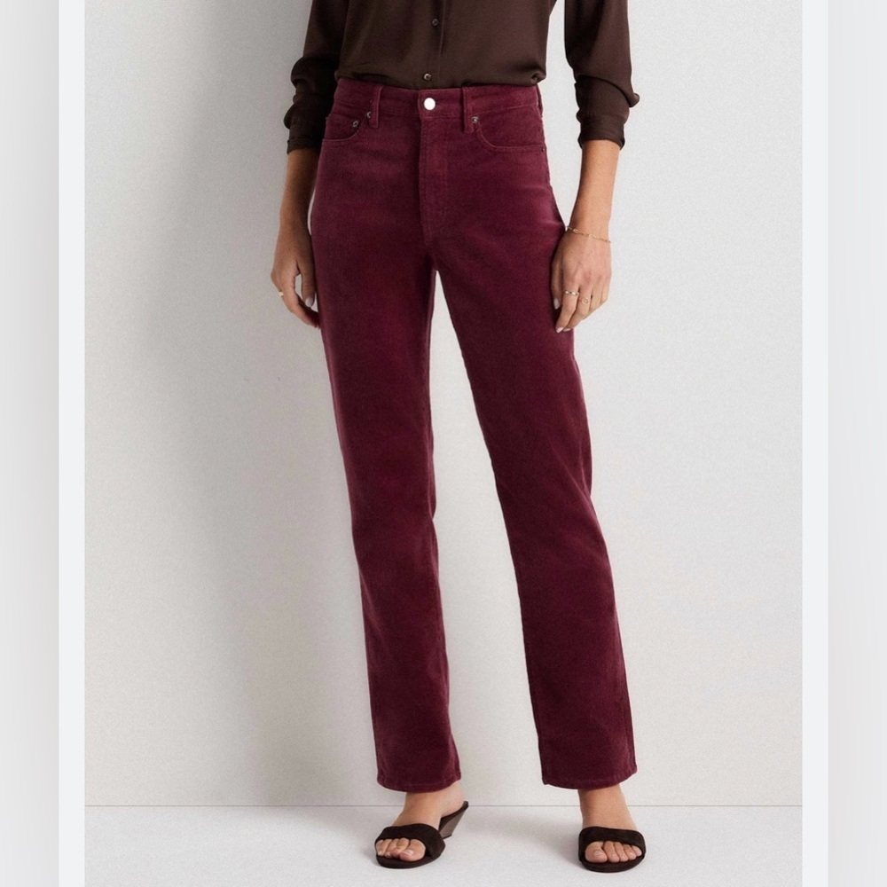 Quince | Organic Stretch Corduroy Straight Leg Pants